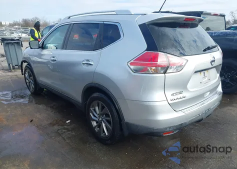2016 Nissan Rogue Sl from USA, damaged, VIN KNMAT2MTXGP723335